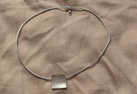 Stříbrný náhrdelník s diamanty stříbro 925/1000 
